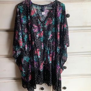 Beach swimsuit coverup